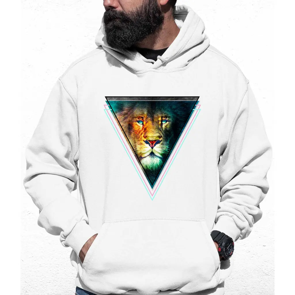 Triangle Lion Colour Hoodie - Tshirtpark.com