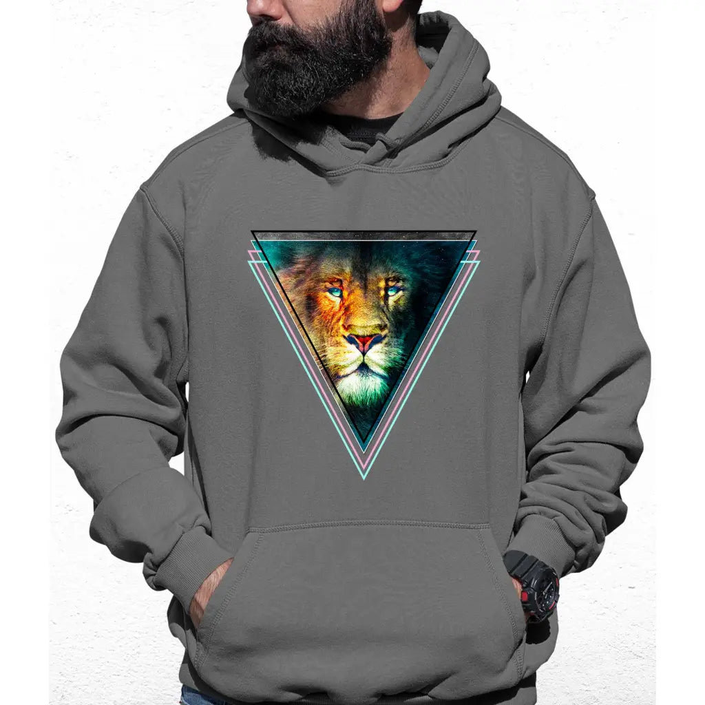 Triangle Lion Colour Hoodie - Tshirtpark.com