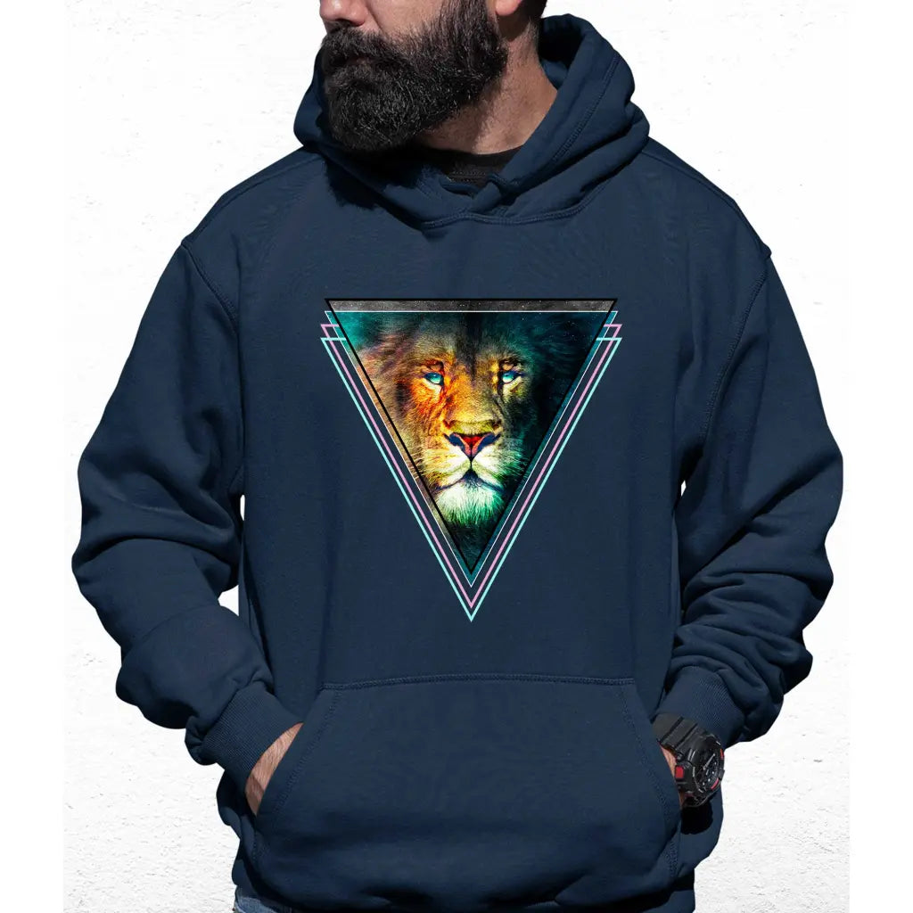 Triangle Lion Colour Hoodie - Tshirtpark.com