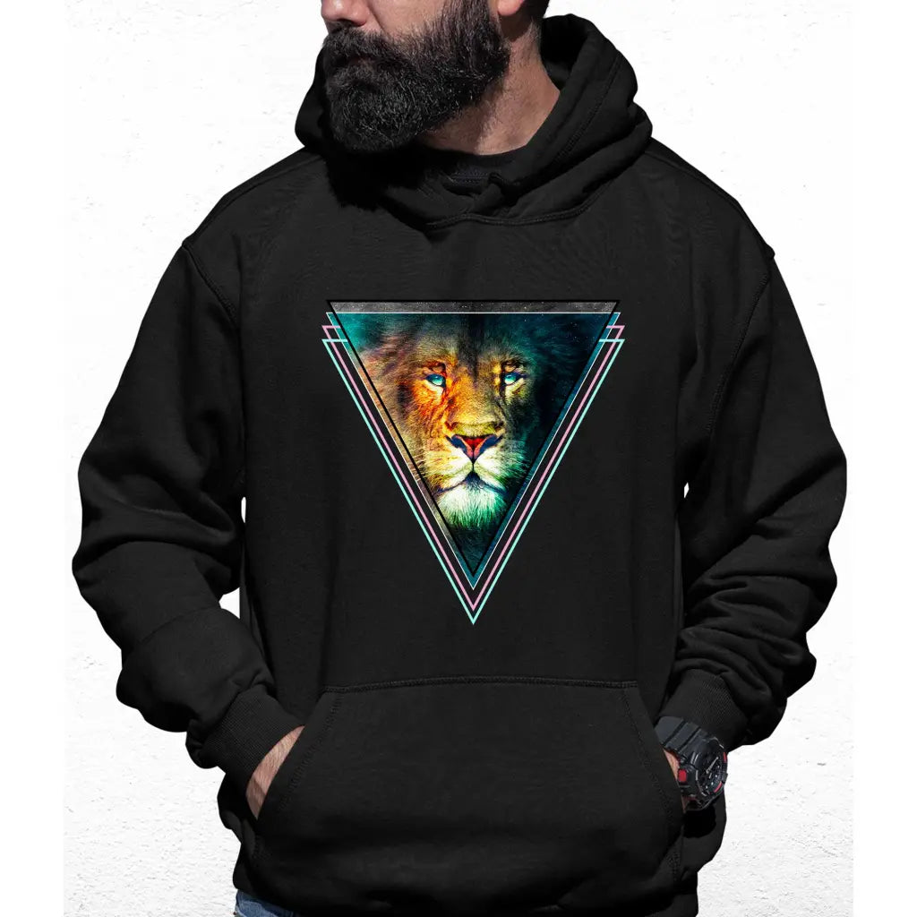 Triangle Lion Colour Hoodie - Tshirtpark.com