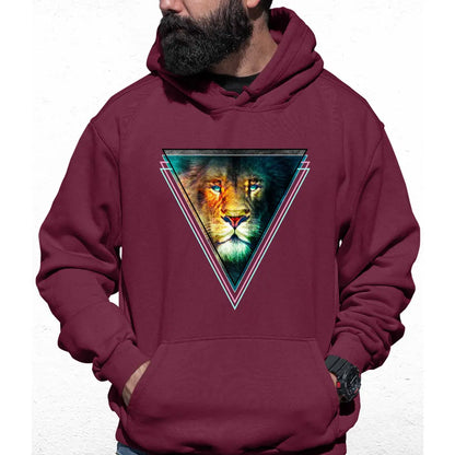 Triangle Lion Colour Hoodie - Tshirtpark.com