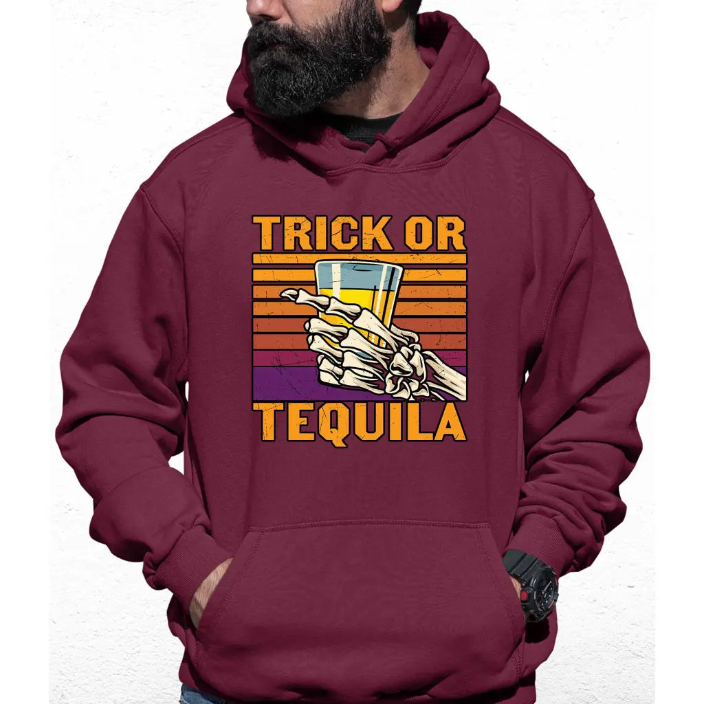 Trick Or Tequila Colour Hoodie - Tshirtpark.com