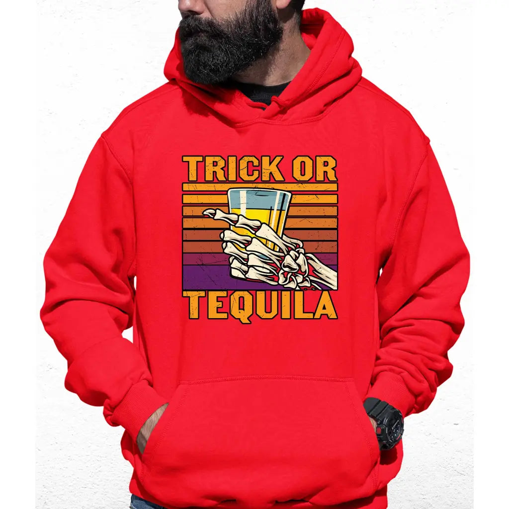 Trick Or Tequila Colour Hoodie - Tshirtpark.com