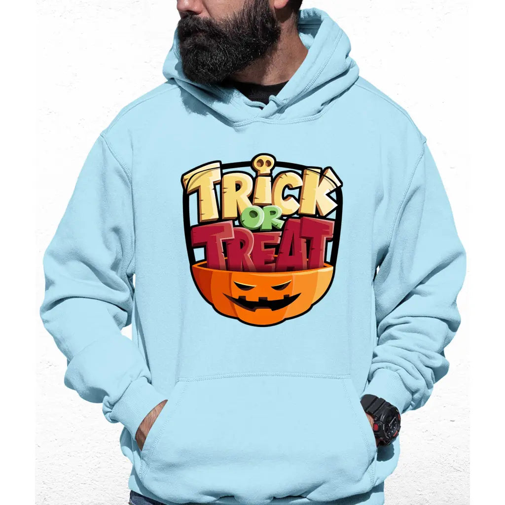 Trick Or Treat Candy Bucket Colour Hoodie - Tshirtpark.com