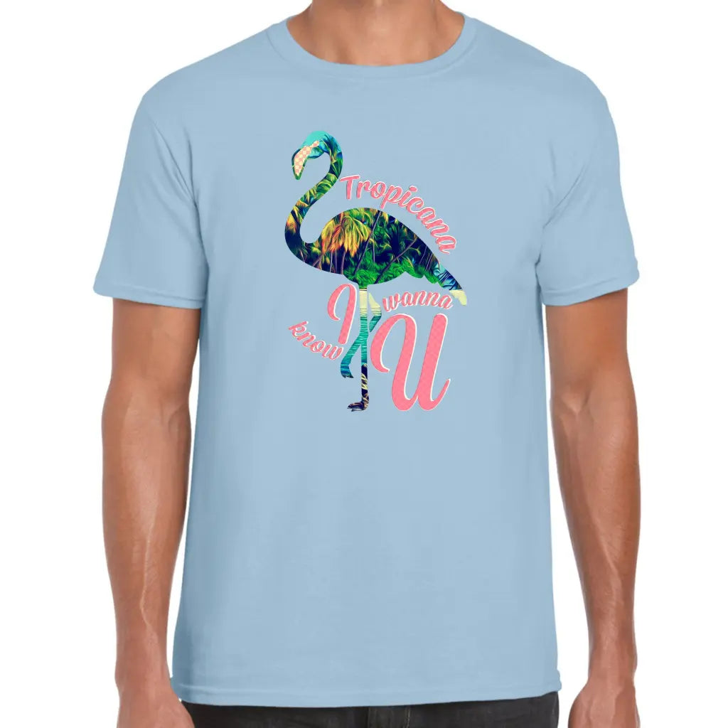 Tropicana Flamingo T-Shirt - Tshirtpark.com