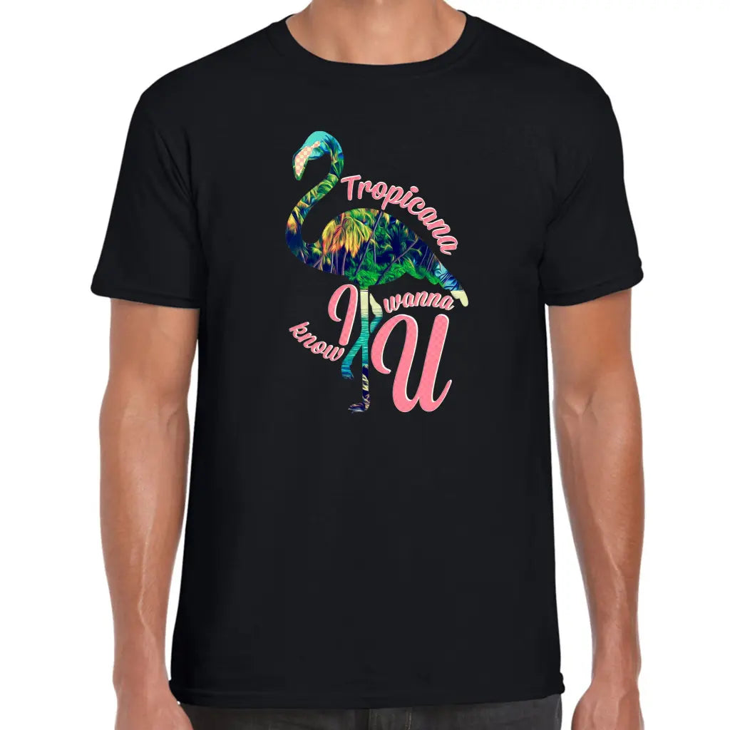 Tropicana Flamingo T-Shirt - Tshirtpark.com