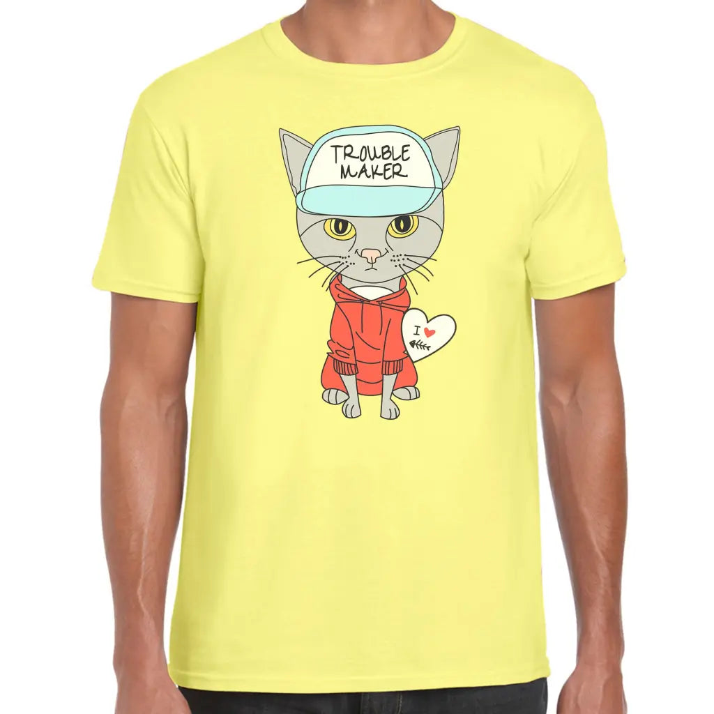 Trouble Maker Cat T-Shirt - Tshirtpark.com