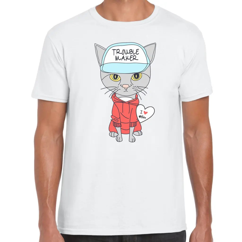 Trouble Maker Cat T-Shirt - Tshirtpark.com