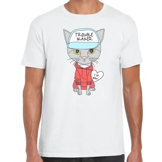 Trouble Maker Cat T-Shirt - Tshirtpark.com