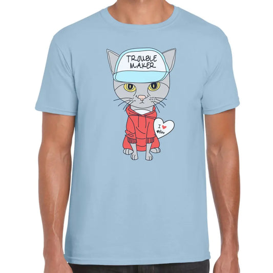 Trouble Maker Cat T-Shirt - Tshirtpark.com