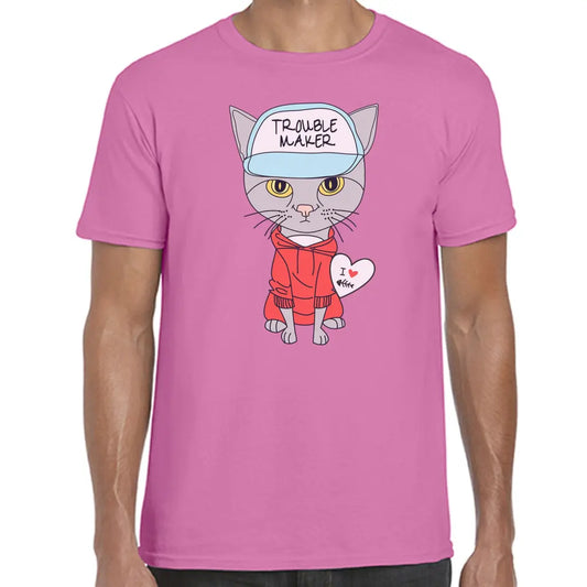 Trouble Maker Cat T-Shirt - Tshirtpark.com