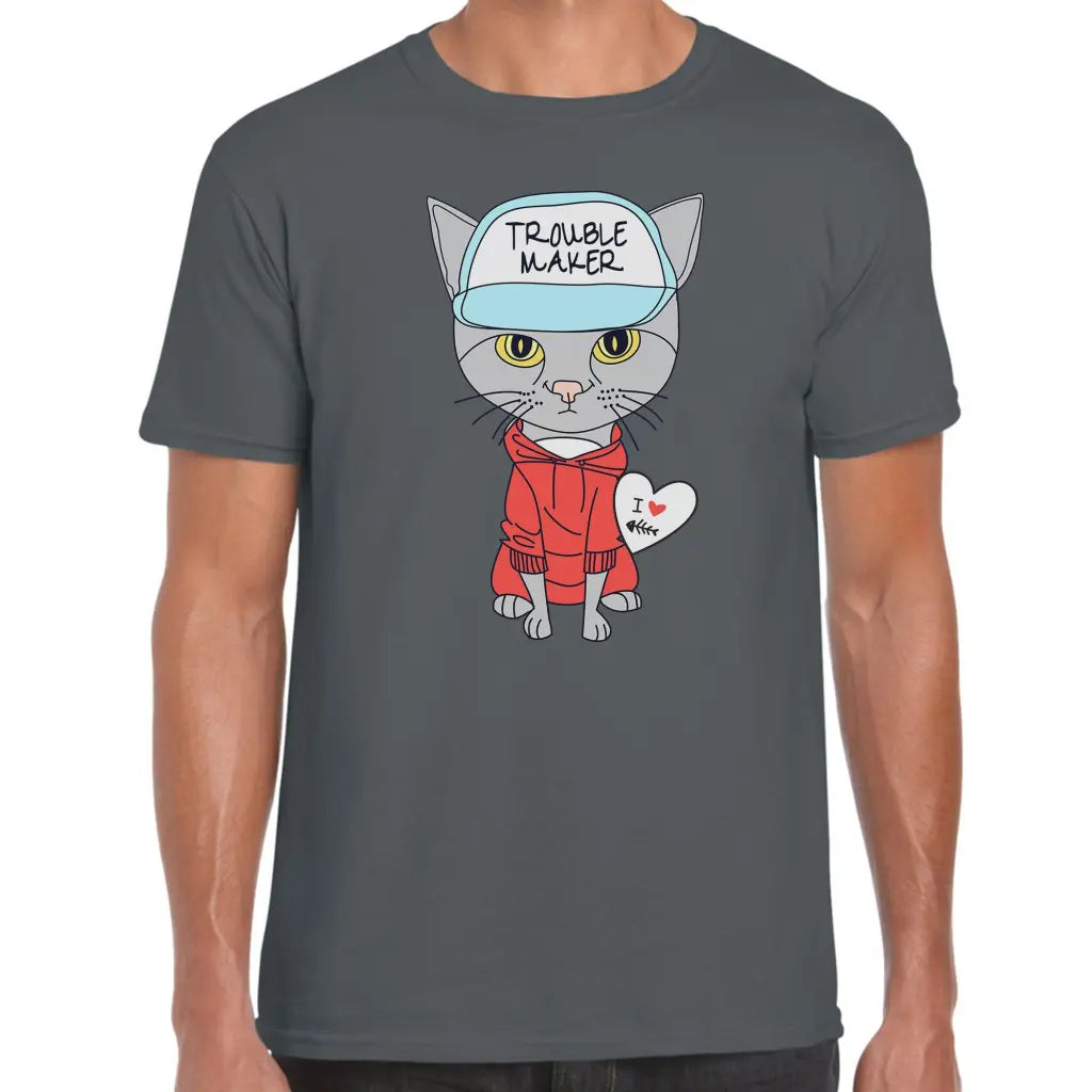 Trouble Maker Cat T-Shirt - Tshirtpark.com