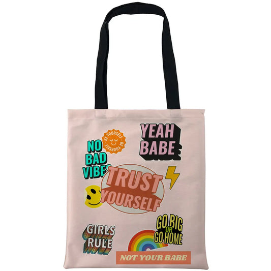Trust Yourself Tote Bags - Tshirtpark.com