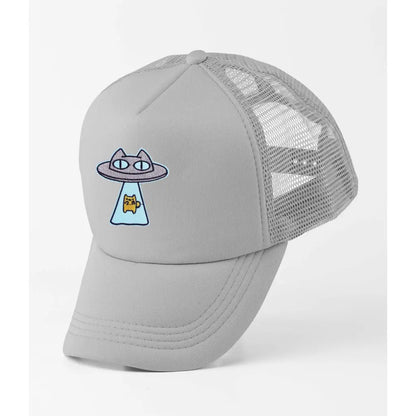 Ufo Cat Trucker Cap - Tshirtpark.com