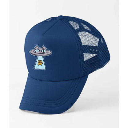 Ufo Cat Trucker Cap - Tshirtpark.com