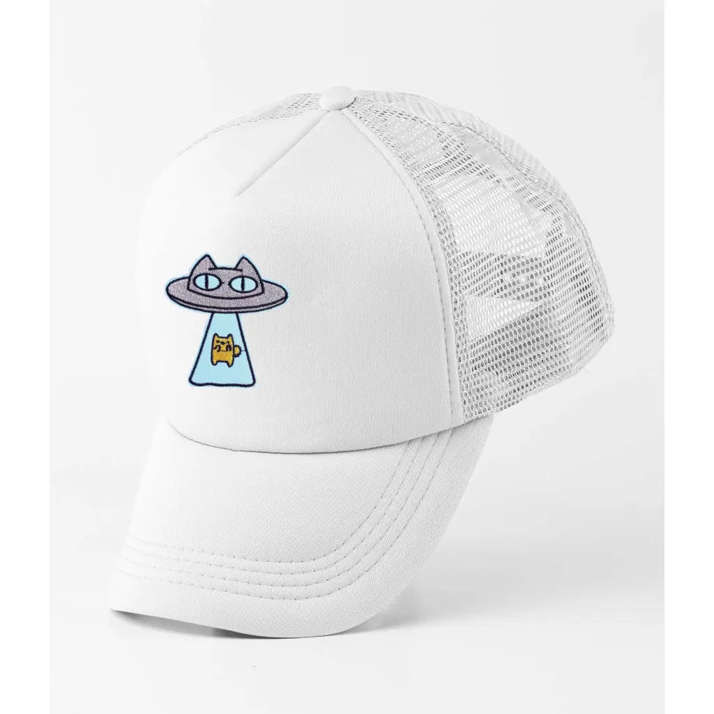 Ufo Cat Trucker Cap - Tshirtpark.com