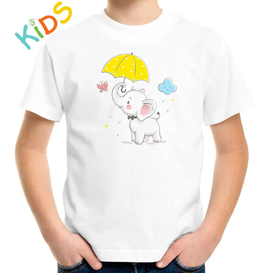 Umbrella Elephant Kids T-shirt - Tshirtpark.com