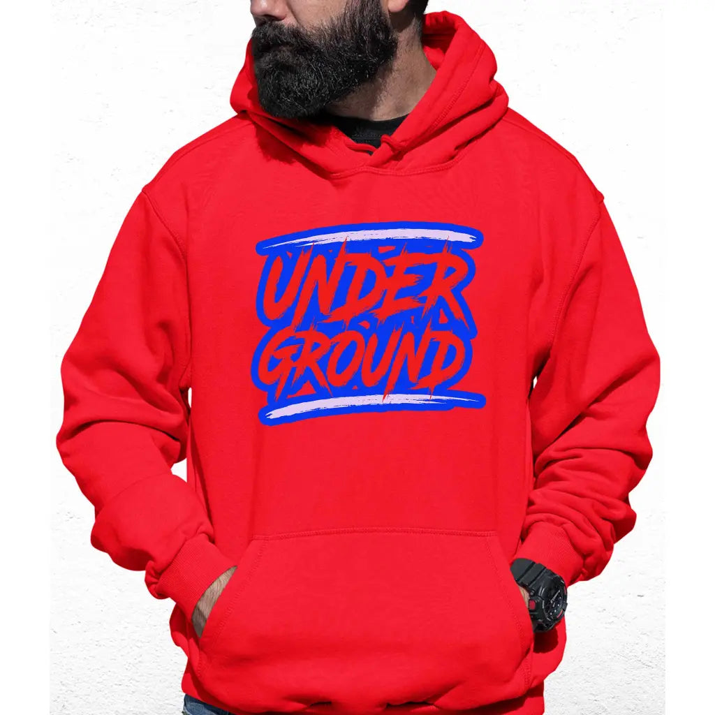 Under Ground Slogan Colour Hoodie - Tshirtpark.com