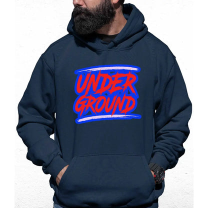 Under Ground Slogan Colour Hoodie - Tshirtpark.com