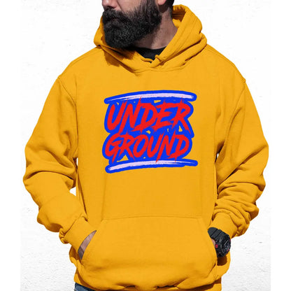 Under Ground Slogan Colour Hoodie - Tshirtpark.com