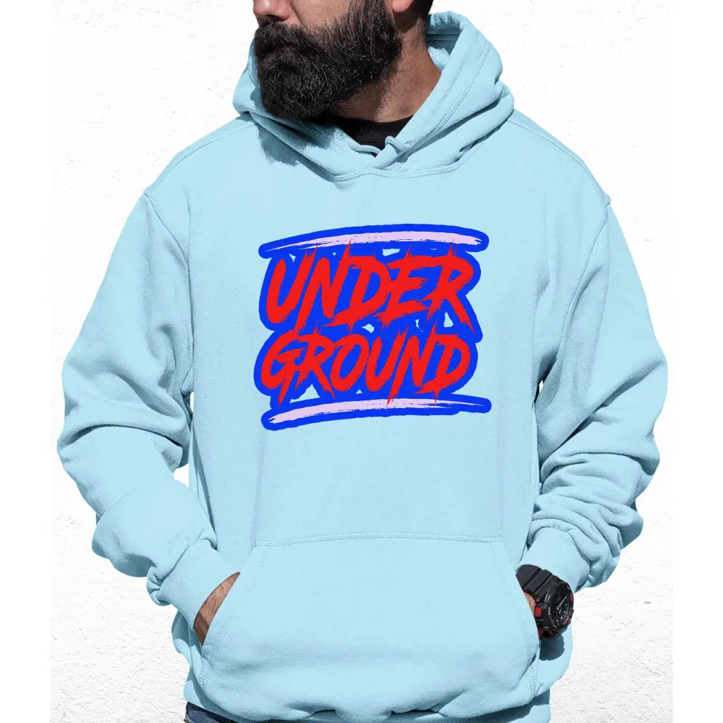 Under Ground Slogan Colour Hoodie - Tshirtpark.com