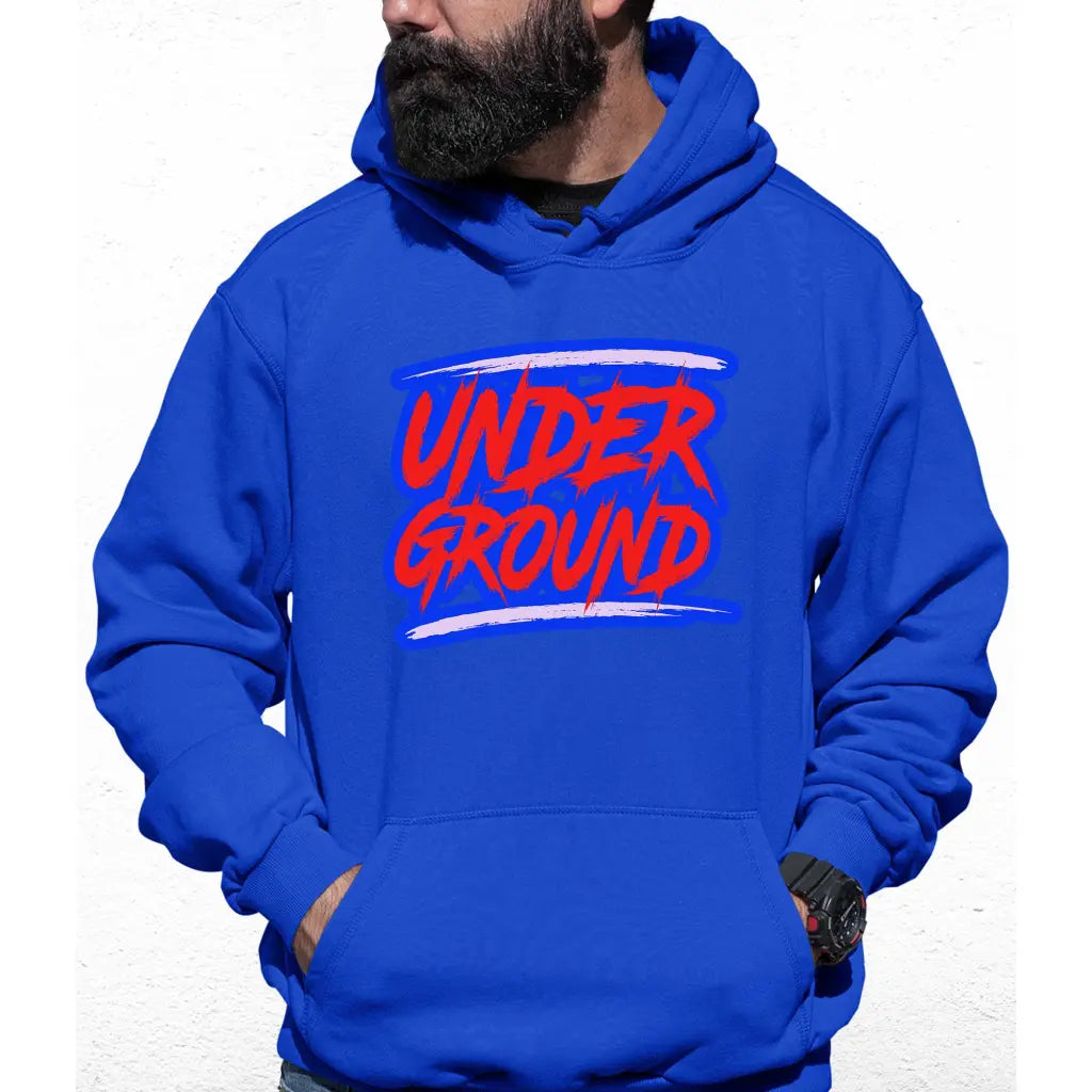 Under Ground Slogan Colour Hoodie - Tshirtpark.com