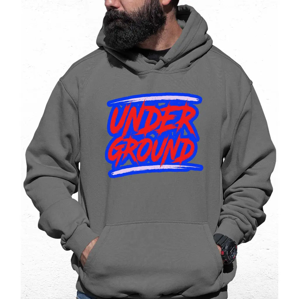 Under Ground Slogan Colour Hoodie - Tshirtpark.com