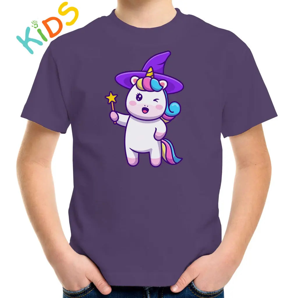 Unicorn Witch Kids T-shirt - Tshirtpark.com