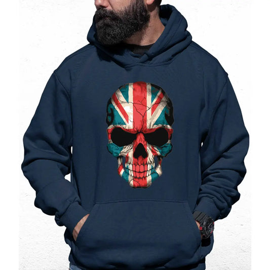 Union Jack Skull Colour Hoodie - Tshirtpark.com