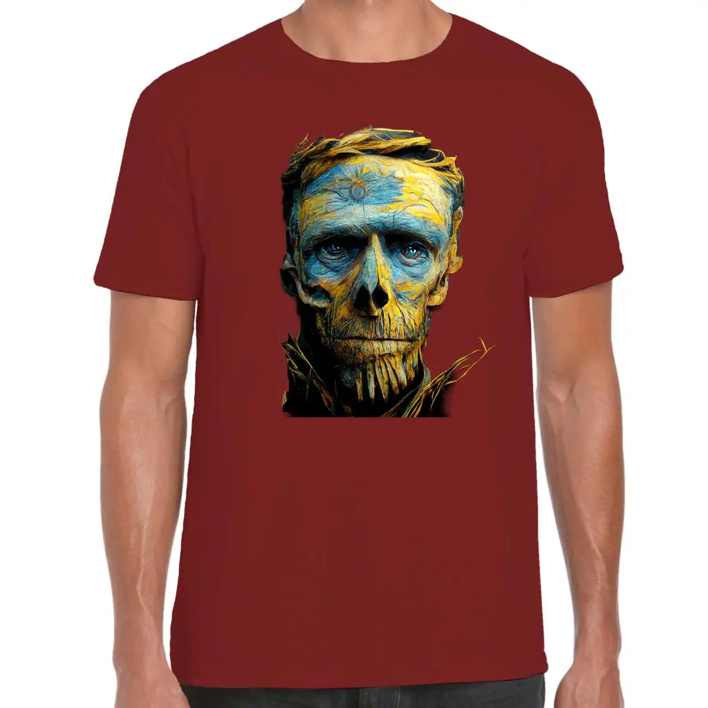 Van Gogh Skull T-Shirt - Tshirtpark.com