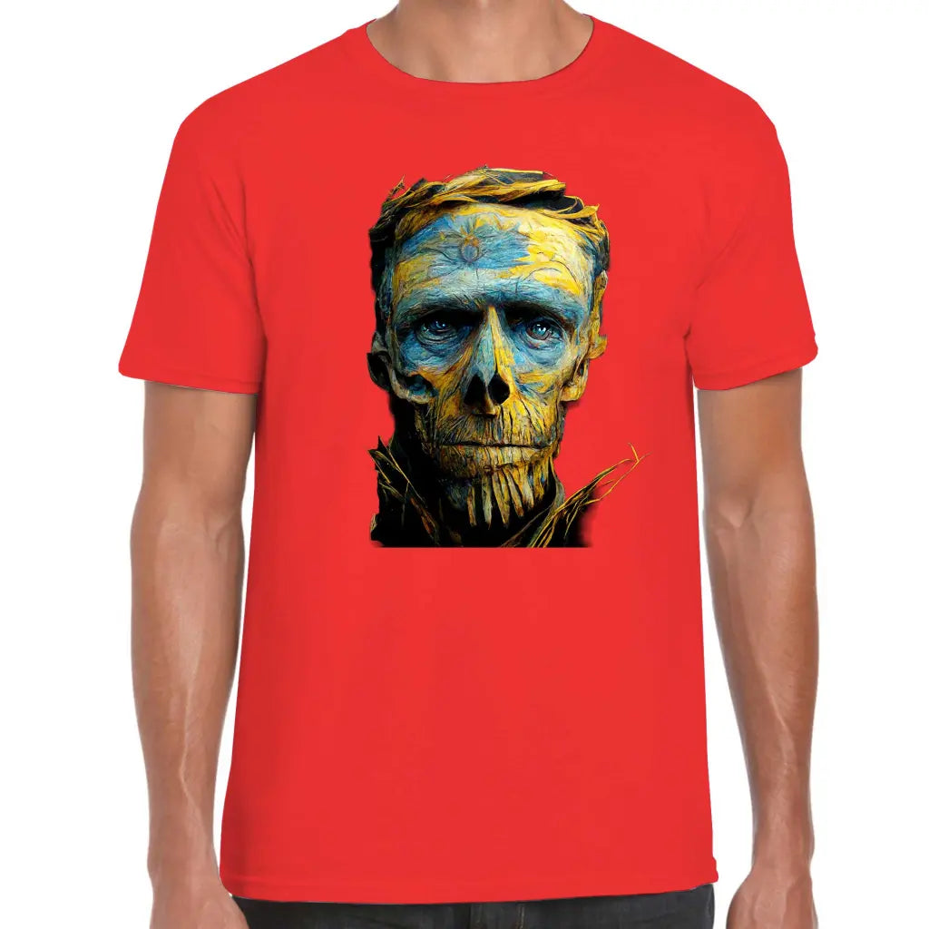 Van Gogh Skull T-Shirt - Tshirtpark.com