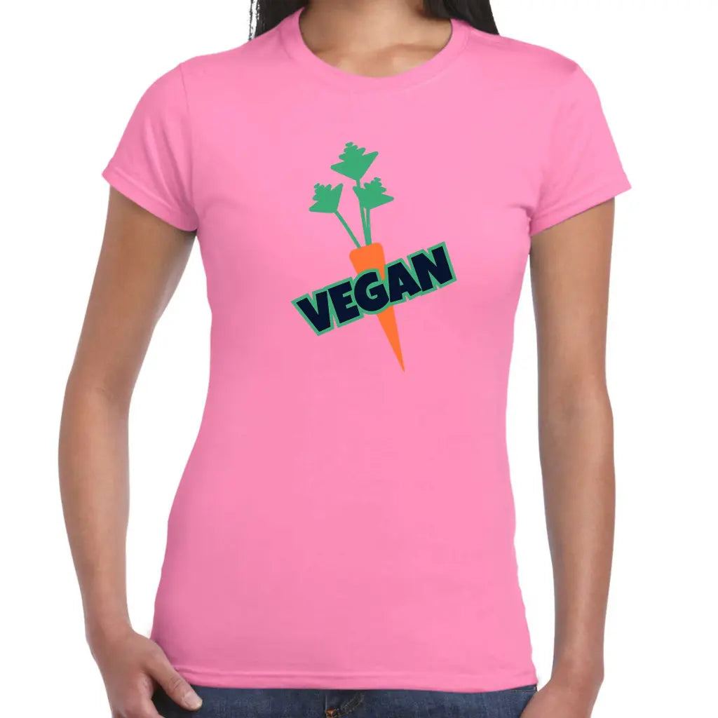 Vegan Carrot Ladies T-shirt - Tshirtpark.com