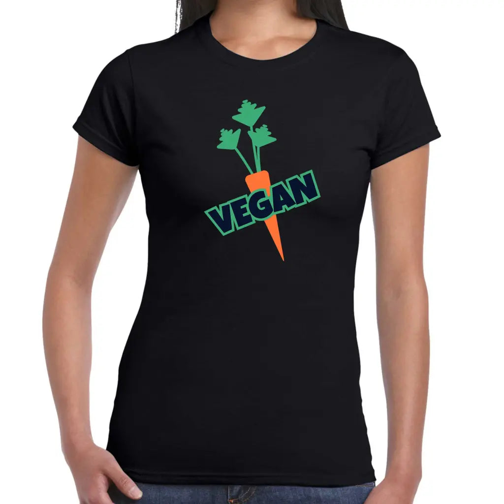 Vegan Carrot Ladies T-shirt - Tshirtpark.com