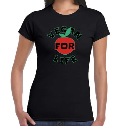 Vegan For Life Ladies T-shirt - Tshirtpark.com