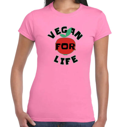 Vegan For Life Ladies T-shirt - Tshirtpark.com