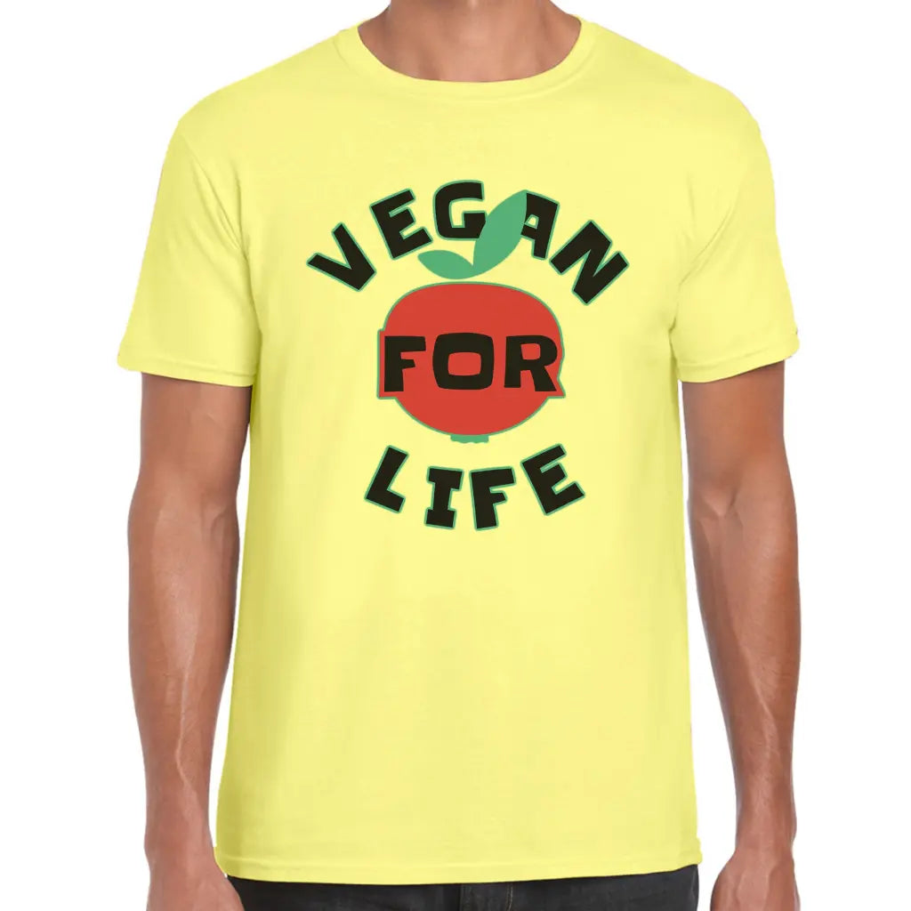 Vegan For Life T-Shirt - Tshirtpark.com