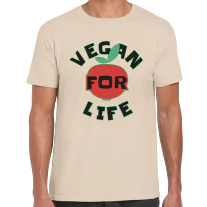 Vegan For Life T-Shirt - Tshirtpark.com