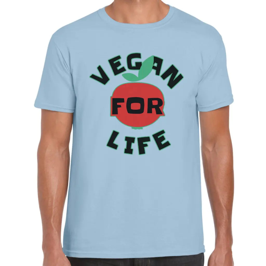 Vegan For Life T-Shirt - Tshirtpark.com