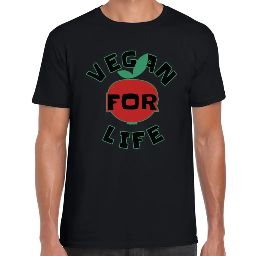 Vegan For Life T-Shirt - Tshirtpark.com