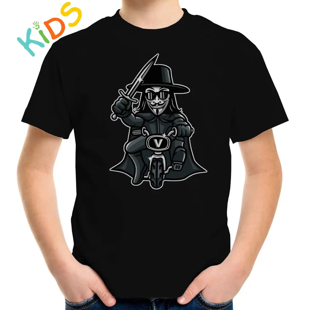 Vendetta Biker Kids T-shirt - Tshirtpark.com