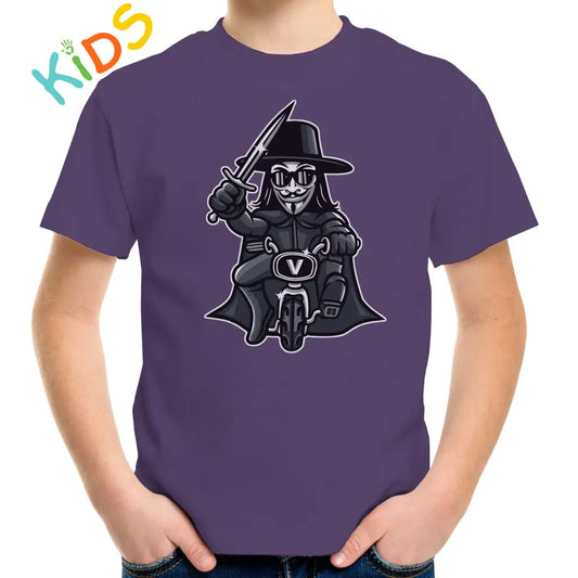 Vendetta Biker Kids T-shirt - Tshirtpark.com