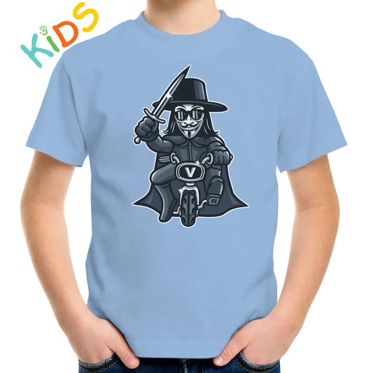 Vendetta Biker Kids T-shirt - Tshirtpark.com