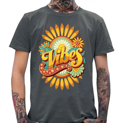 Vibes Flower T-Shirt - Tshirtpark.com