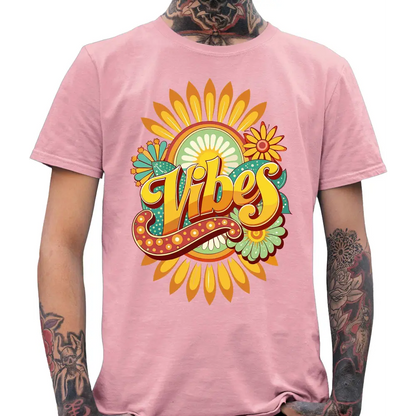 Vibes Flower T-Shirt - Tshirtpark.com