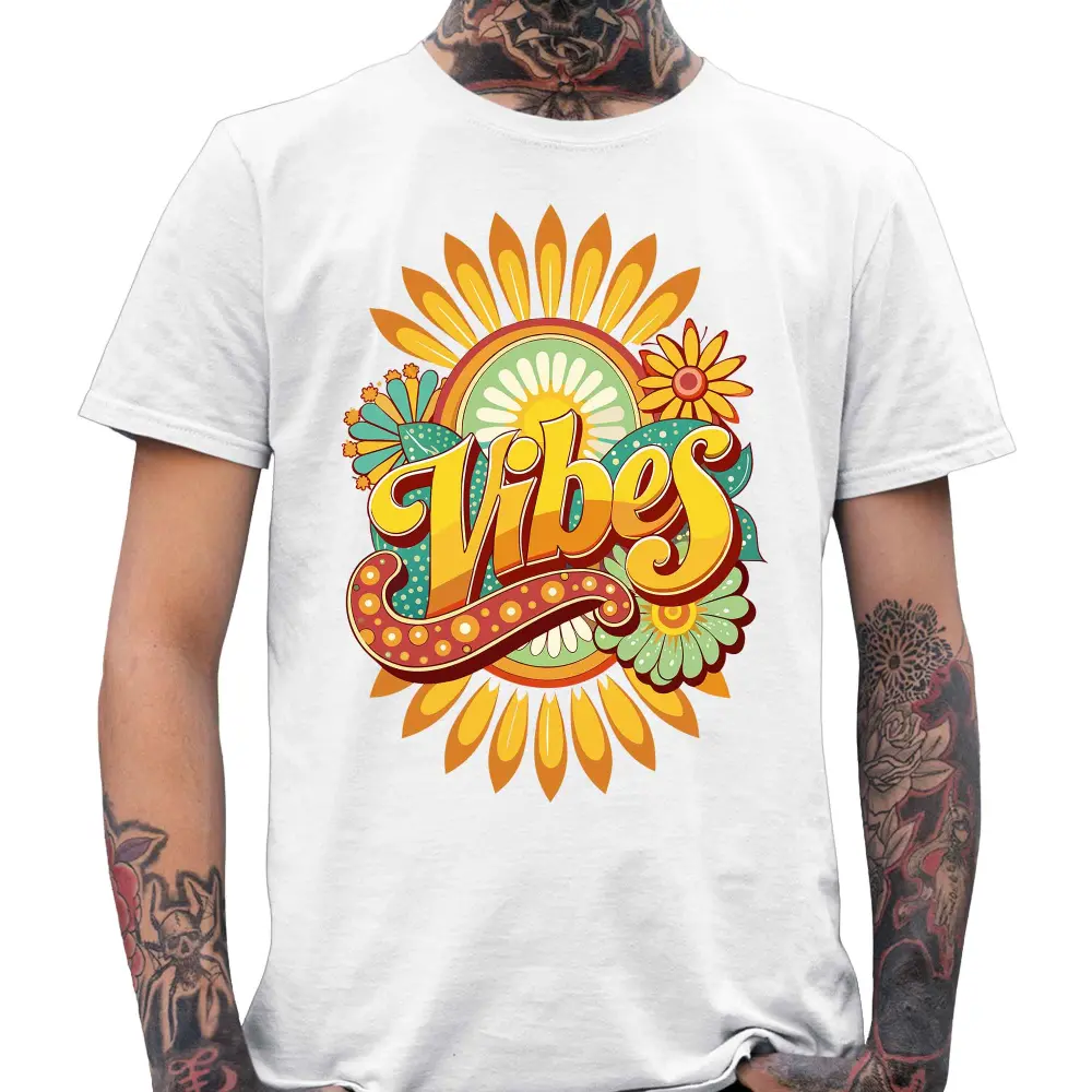 Vibes Flower T-Shirt - Tshirtpark.com