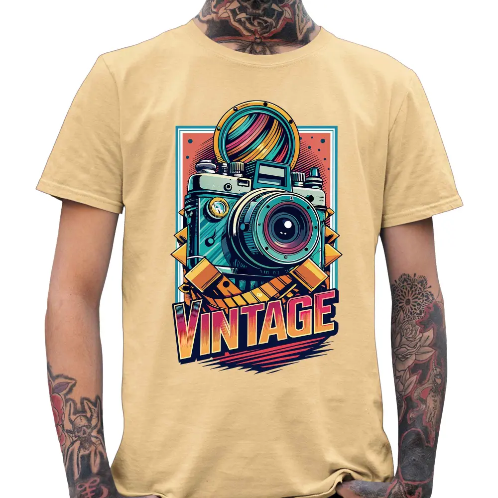 Vintage Camera T-Shirt - Tshirtpark.com