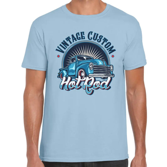 VIntage Custom HotRod Blue T-Shirt - Tshirtpark.com