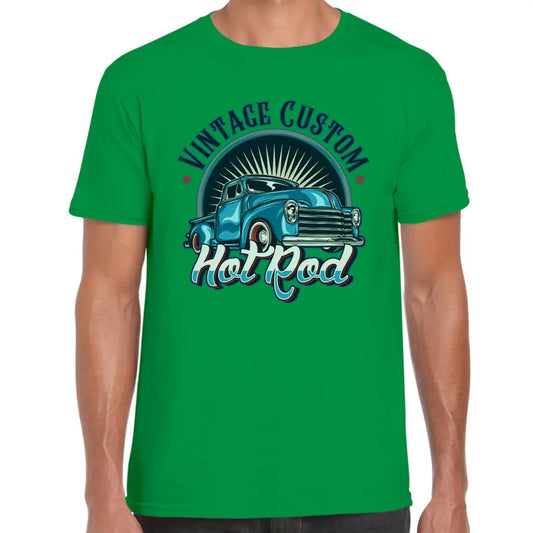 VIntage Custom HotRod Blue T-Shirt - Tshirtpark.com