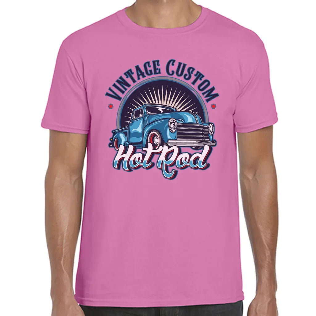 VIntage Custom HotRod Blue T-Shirt - Tshirtpark.com