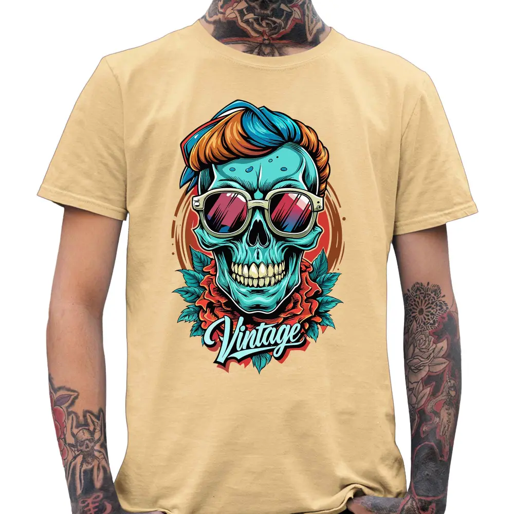 Vintage Skull T-Shirt - Tshirtpark.com